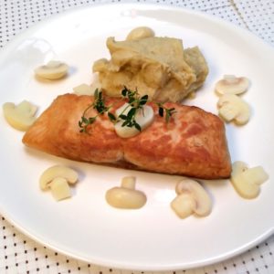 VS Salmão ao Molho de Cogumelos e Purê Batata Baroa 300g