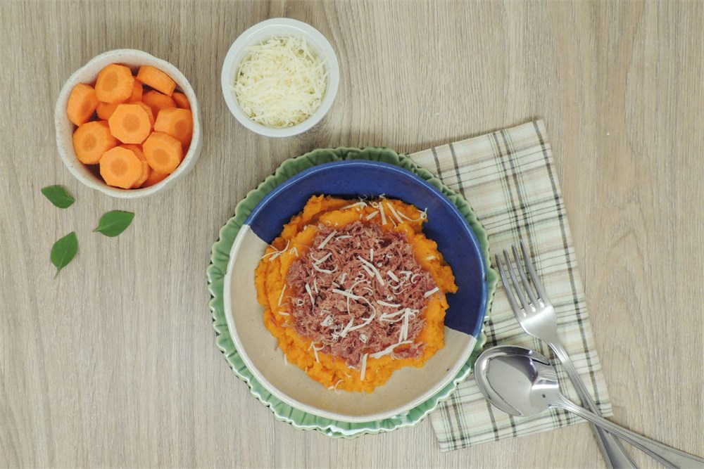 VS Escondidinho de Purê de Cenoura com Carne Seca 260g-2044823835