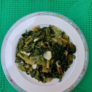 Escarola Refogada, Azeite, Alho e Sal130g -Combine Mais