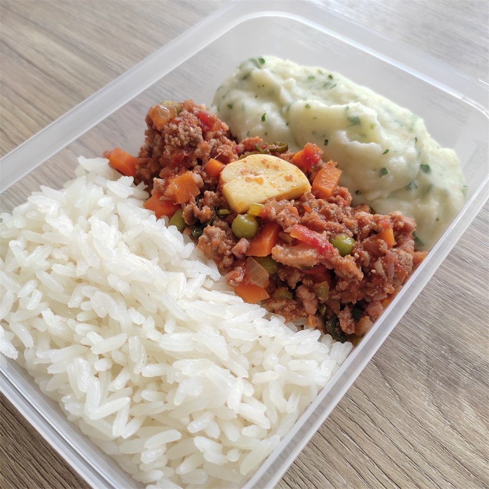 VS Ragú de Carne com Linguiça, Arroz e Purê de Batata Cremoso 300g-607463882