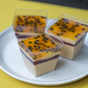 Mousse de Maracujá com Frutas Vermelhas 140g - Anlaffe