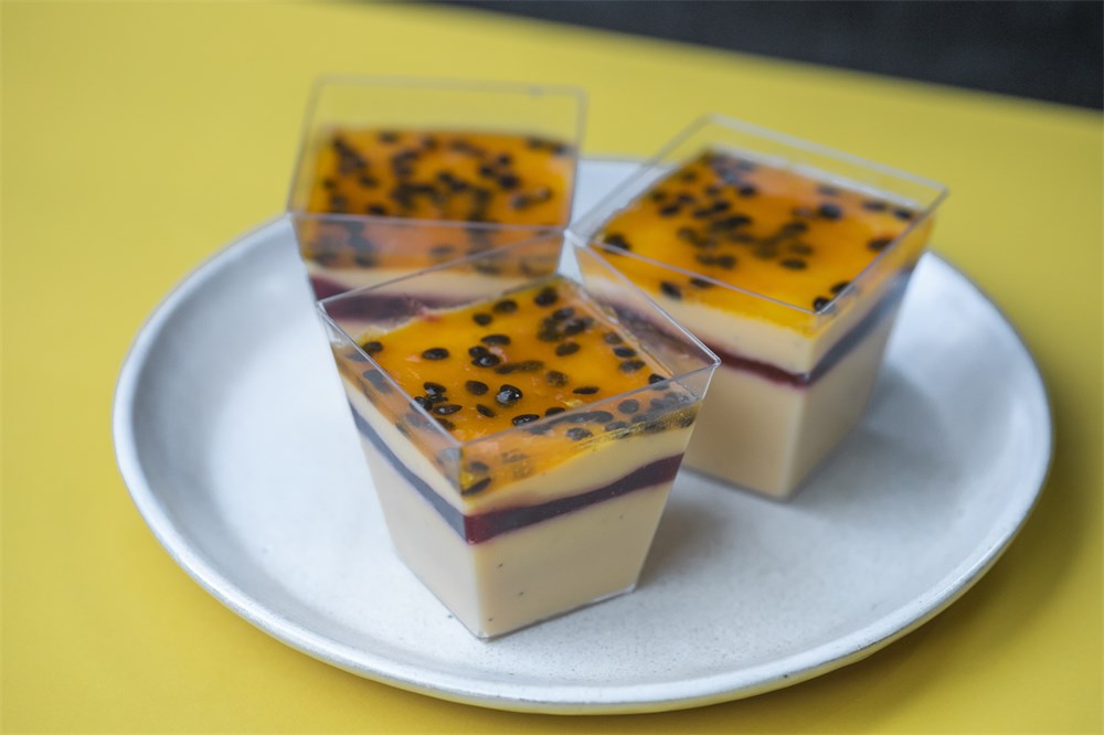 Mousse de Maracujá com Frutas Vermelhas 140g - Anlaffe