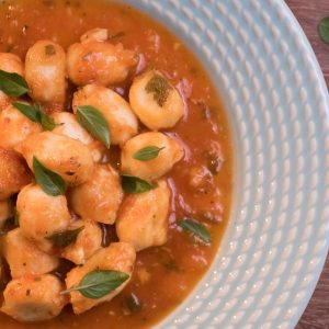 Nhoque de Batata Doce ao Sugo com Molho de Tomate 350g