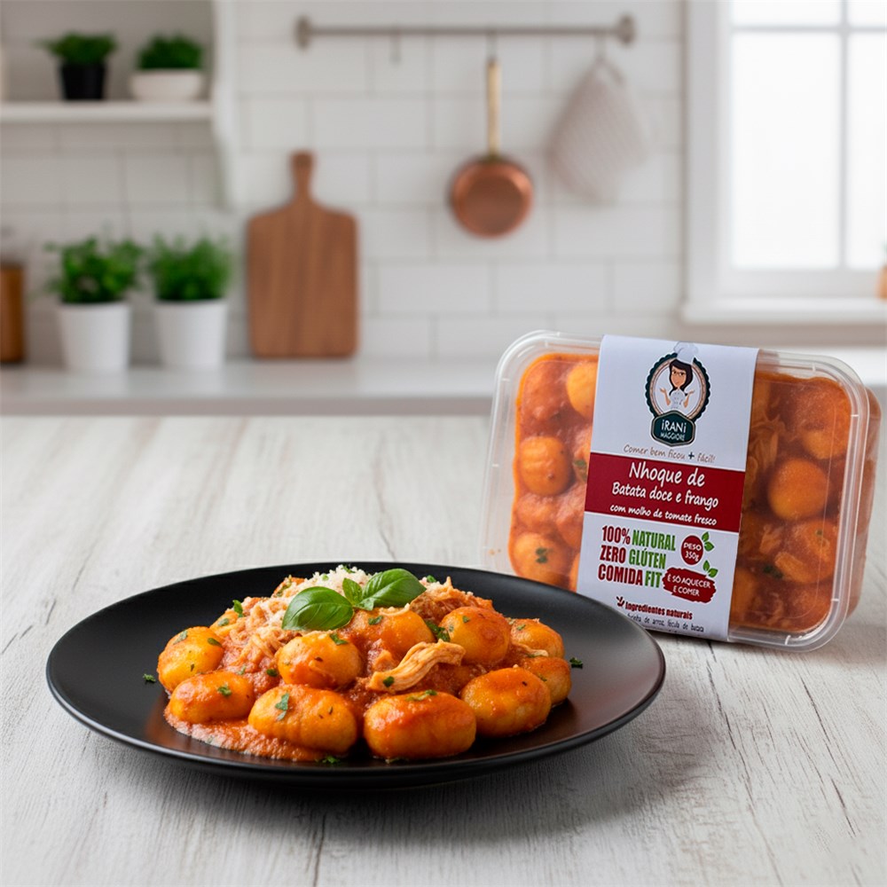 Nhoque de Batata Doce com Frango 350g