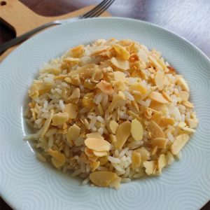 Arroz ao Espumante, Passas e Amêndoas 700g