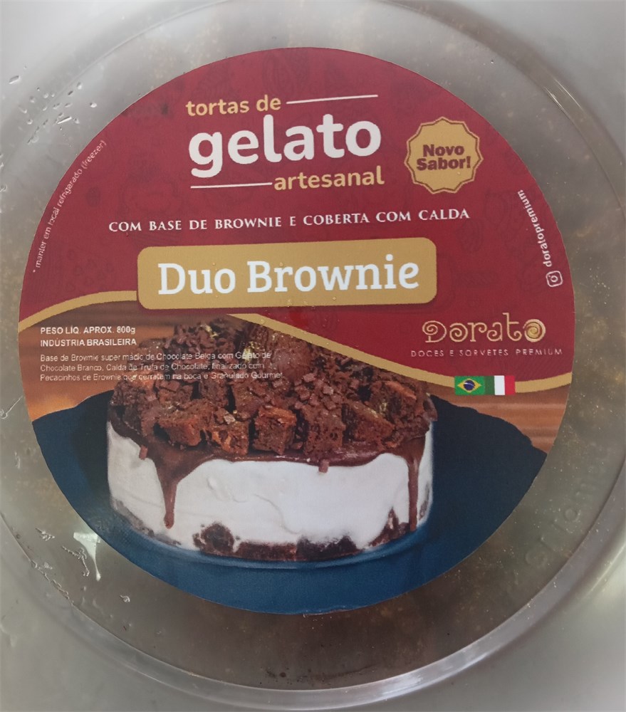 Torta de Gelato Duo Brownie