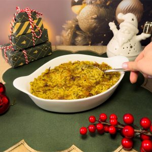 Arroz com Lentilha e Crispy de Cebola Caramelizada 350g
